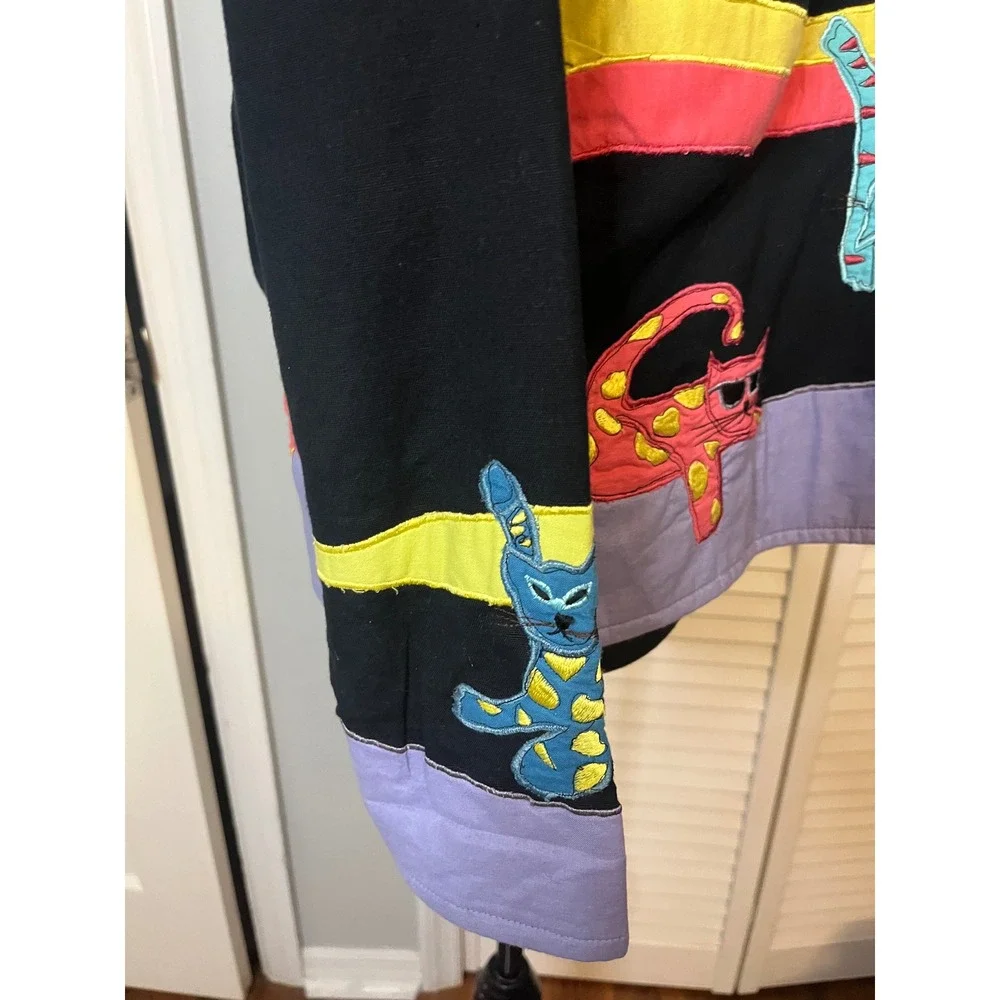 Vintage Keren Hart? Cat Jacket
Womens Applique Embroidered
Multi Karen‎ Cats - Picture 6 of 8